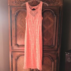 Coral Midi dress